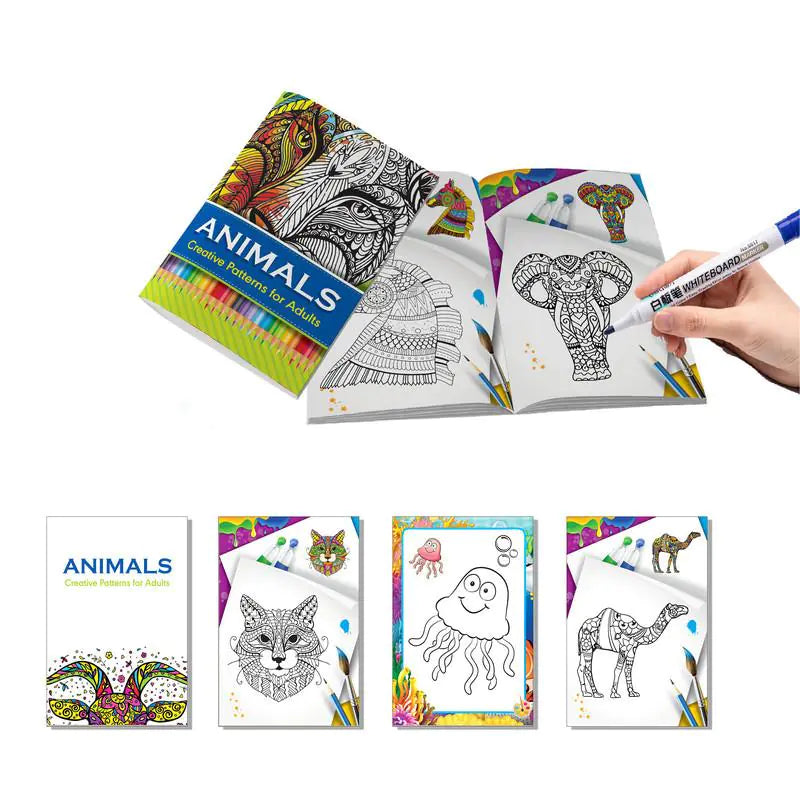 Coloring Book for Early Education & Relaxation