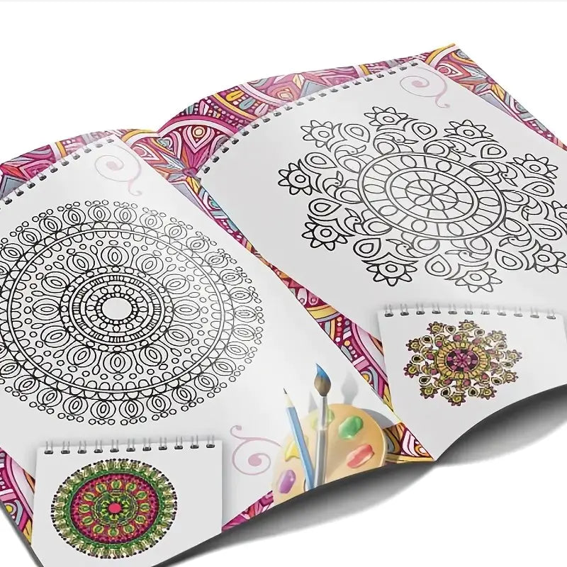 Coloring Book for Early Education & Relaxation