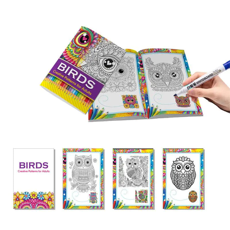 Coloring Book for Early Education & Relaxation