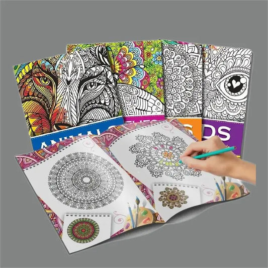 Coloring Book for Early Education & Relaxation